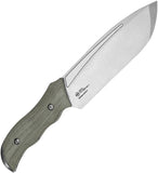 Kizer Cutlery Metaproptizol Green Micarta D2 Steel Fixed Blade Knife 1054A1