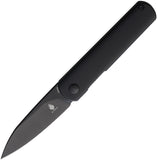 Kizer Cutlery Feist Pocket Knife Framelock Black Titanium Folding S35VN 3499A5