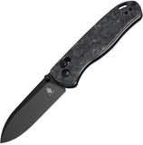 Kizer Cutlery Drop Bear Clutch Lock Fatcarbon Fiber Folding S35VN Knife 3619A4