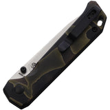 Kizer Cutlery Begleiter 2 Pocket Knife Button Lock Raffir Folding S35VN Blade 44582BA1