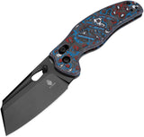 Kizer Cutlery C01C Sheepdog Clutch Lock Fatcarbon Folding S35VN Knife 4488AC1