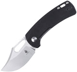 Kizer Cutlery Urban Bowie Linerlock Black G10 Folding 154CM Knife V2578C1XX