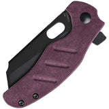 Kizer Cutlery C01C Mini Sheepdog Pocket Knife Red Richlite Folding CPM-4V 3488A5