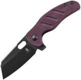 Kizer Cutlery C01C Mini Sheepdog Pocket Knife Red Richlite Folding CPM-4V 3488A5