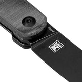 Kizer Cutlery Klipper Linerlock Black Micarta Folding 154CM Pocket Knife V3580C2