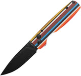Kizer Cutlery Original Button Lock Rainbow G10 Folding 154CM Pocket Knife V3605C1