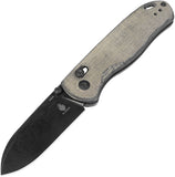 Kizer Cutlery Drop Bear Clutch Lock Green Micarta Folding 154CM Knife V3619C4