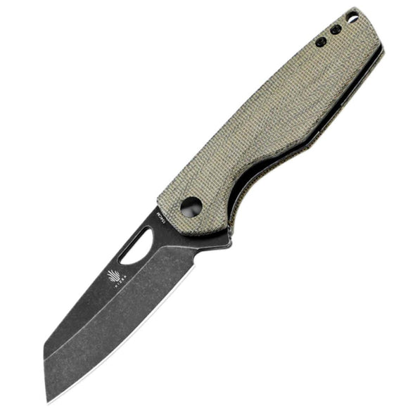 Kizer Cutlery Sparrow Linerlock Green Micarta Folding 154CM Pocket Knife 3628C2