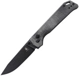 Kizer Cutlery Begleiter 2 Knife Button Lock Gray Micarta Folding 154CM 44582BC2