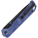 Kizer Cutlery Begleiter Blue Denim Micarta Folding Knife 44582c1