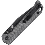 Kizer Cutlery Begleiter 2 Knife Linerlock Black Micarta Folding 154CM 44582TC1