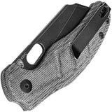 Kizer Cutlery Sheepdog C01C Button Lock Black Micarta Folding 154CM Pocket Knife V4488BC1