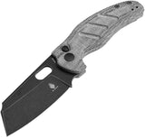 Kizer Cutlery Sheepdog C01C Button Lock Black Micarta Folding 154CM Pocket Knife V4488BC1