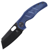 Kizer Cutlery Sheepdog C01C Linerlock Blue Denim Micarta Folding Knife 4488c2