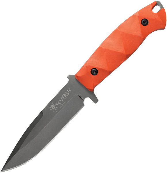 Kizlyar Severus D2 TW Orange G10 Fixed Blade Knife 0145