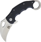 Komoran Karambit Linerlock Black G10 Handle Finger Ring Folding Knife 019