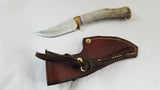 Ken Richardson Knives Small Hunter 1085HC Steel Fixed Blade Knife 1403