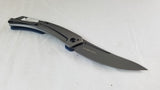 Kershaw Reverb XL Linerlock Blue G10/Carbon Fiber Folding Pocket Knife 1225