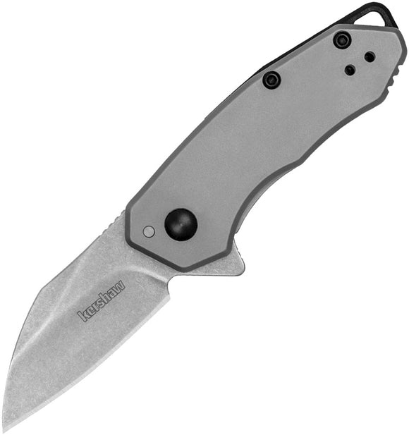 Kershaw Rate Framelock A/O Gray Stainless Folding 8Cr13MoV Pocket Knife 1408