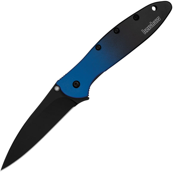Kershaw Leek Gradient Blue & Black Aluminum Folding MagnaCut Knife 1660GBLUBK