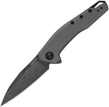 Kershaw Sanctum Framelock A/O Gray Stainless Folding 8Cr13MoV Pocket Knife 1815