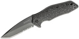 Kershaw Kuro Linerlock A/O Black Folding Pocket Knife 1835tblkstwmx