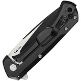 Kershaw Showtime Framelock A/O Blade Black Oxide Handle Folding Knife EDC 1955