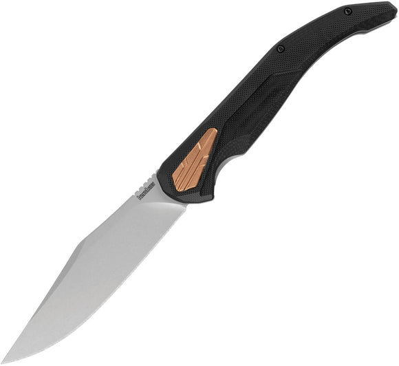 Kershaw Strata Framelock Black G10/Stainless Folding D2 Steel Pocket Knife 2076