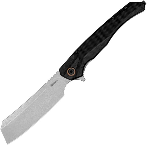 Kershaw Strata Cleaver Framelock Black G10 D2 Tool Steel Folding Pocket Knife 2078
