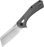 Kershaw Static Framelock Gray Stainless Steel Folding 8Cr13MoV Pocket Knife 3445   - On Sale