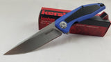 Kershaw Blue Atmos Linerlock Carbon Fiber Folding Knife 4037blu