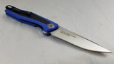 Kershaw Blue Atmos Linerlock Carbon Fiber Folding Knife 4037blu