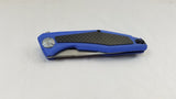 Kershaw Blue Atmos Linerlock Carbon Fiber Folding Knife 4037blu