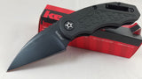 Kershaw Decoy Linerlock Wharncliffe Blade Black Oxide Handle Folding Knife 4700