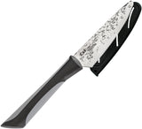 Kershaw 4" Fixed High Carbon Serrated Edge Blade Kitchen Luna Citrus Knife 7076