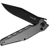 Kershaw Automatic Launch 7  Knife Button Lock Gray Aluminum  CPM-154 Stainless Blade 7900GRYBLK