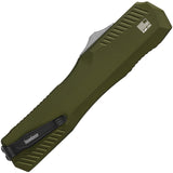 Kershaw Automatic Livewire Knife OTF Olive Green Aluminum CPM-MagnaCut Blade 9000OL