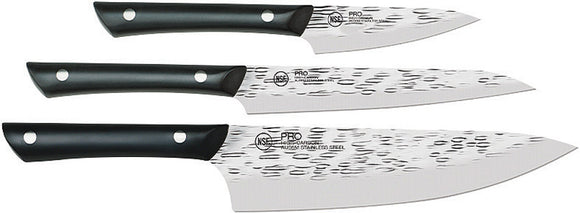 Kershaw 3pc Professional Chef Paring & Utility Kitchen Knives Set HTS0370
