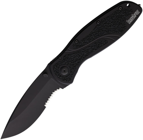 Kershaw Blur Linerlock A/O Factory Second Black Folding Pocket Knife X1670GBBLKSTB