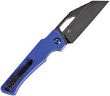 Kansept Knives Egress Linerlock Blue G10 Folding 14C28N Pocket Knife T1033A2
