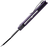Kansept Knives Egress Linerlock Purple G10 Folding 14C28N Pocket Knife T1033A3