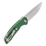 Kansept Knives Mini Accipiter Green Aluminum Front Flipper Framelock 154cm Folding Knife 2007a4