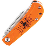 Kansept Knives Bevy Slip Joint Orange Spider G10 Folding 154CM Knife 2026SW