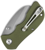 Kubey Karaji Linerlock OD Green G10 Folding D2 Steel Sheepfoot Pocket Knife 180D