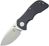 Kubey Karaji Linerlock Black G10 Folding 14C28N Spear Point Pocket Knife 180L