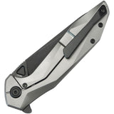 Kubey Nova Framelock Gray Titanium Folding Black 14C28N Pocket Knife 235E