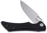 Kubey Raven Linerlock Black G10 Folding AUS-10 Drop Point Pocket Knife 245D