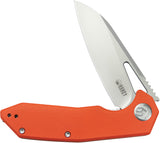Kubey Vagrant Linerlock Orange G10 Folding 14C28N Sheepsfoot Pocket Knife 291L