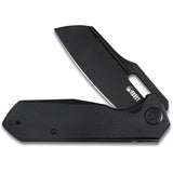 Kubey Atlas Framelock Black Titanium 14C28N Stainless Steel Folding Pocket Knife 328C