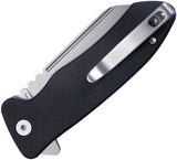 Kubey Creon Button Lock Black G10 Folding AUS-10 Sheepsfoot Pocket Knife 336E